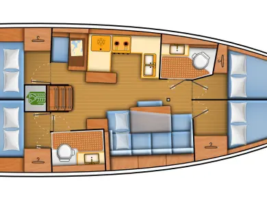 Charter a Jeanneau Sun Odyssey 440 in Biograd na Moru on Samboat