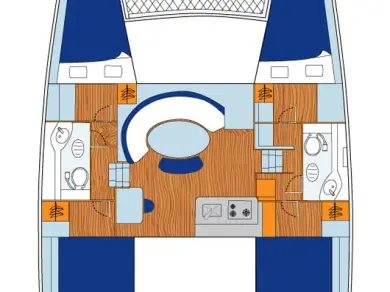 Charter a Lagoon Lagoon 380 S2 in Alimos on Samboat
