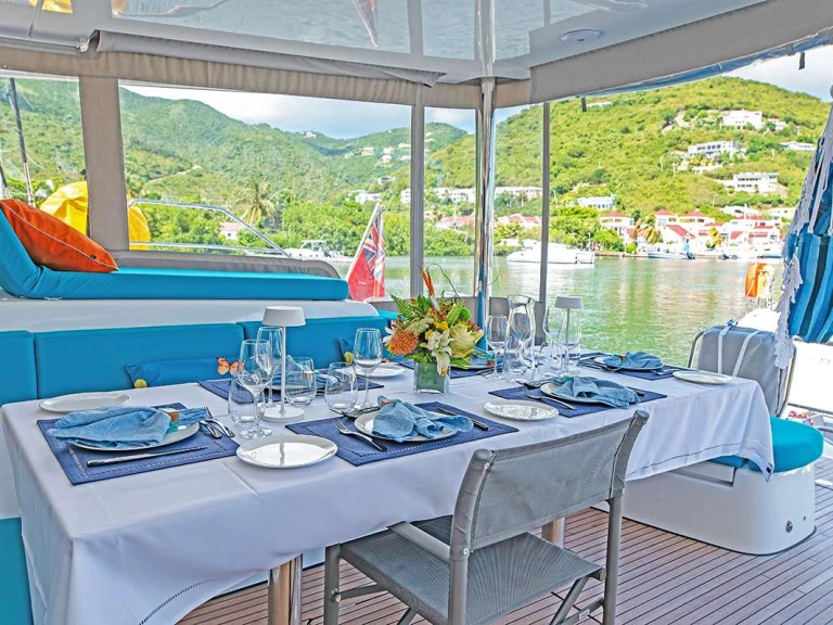 Lagoon RHAPSODY II charter bareboat or skippered in  British Virgin Islands (BVI)