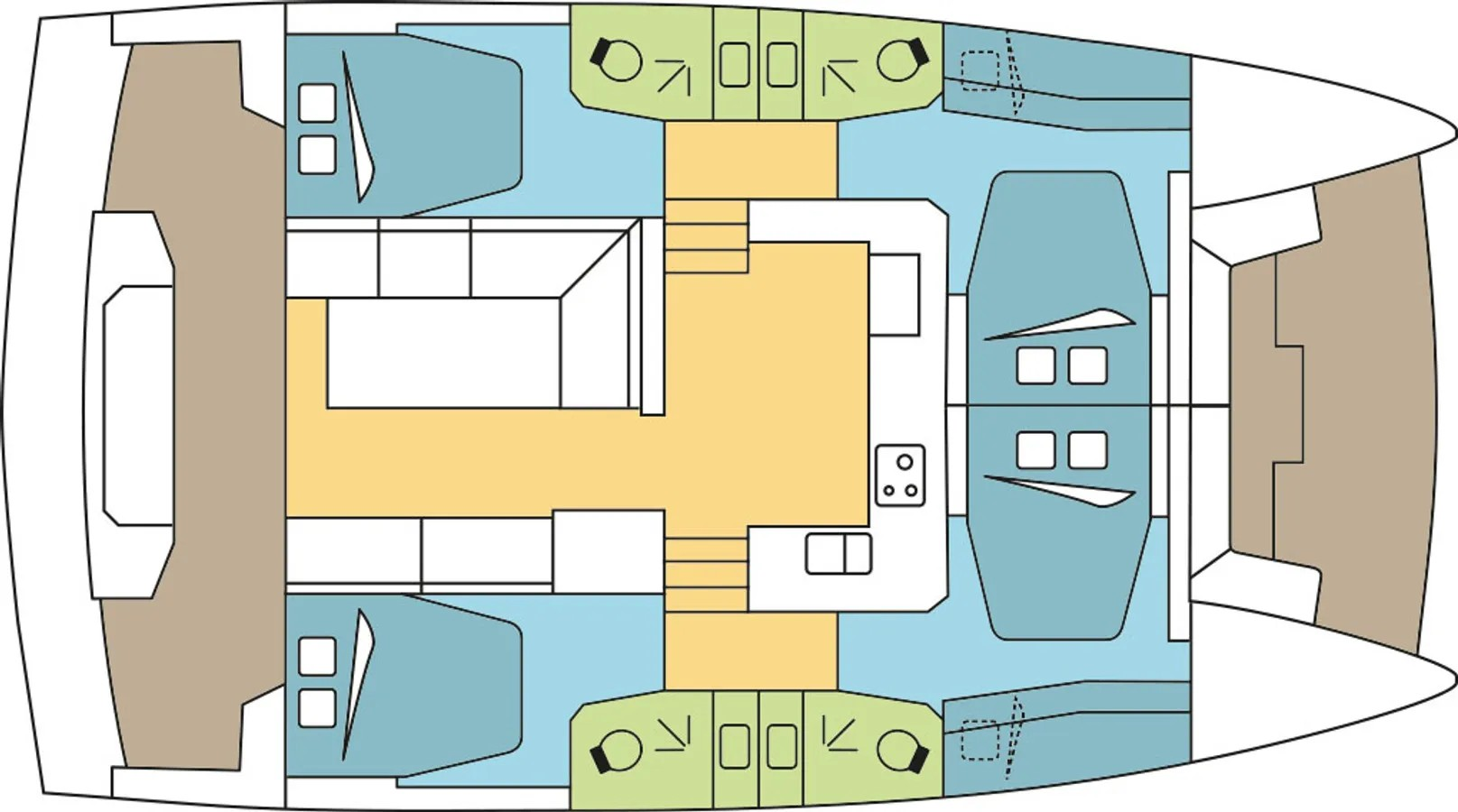 Catamaran to hire Plataniás at the best price