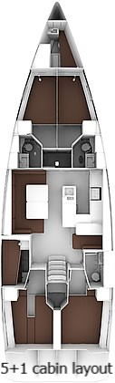Yacht hire Split cheap Cruiser 56