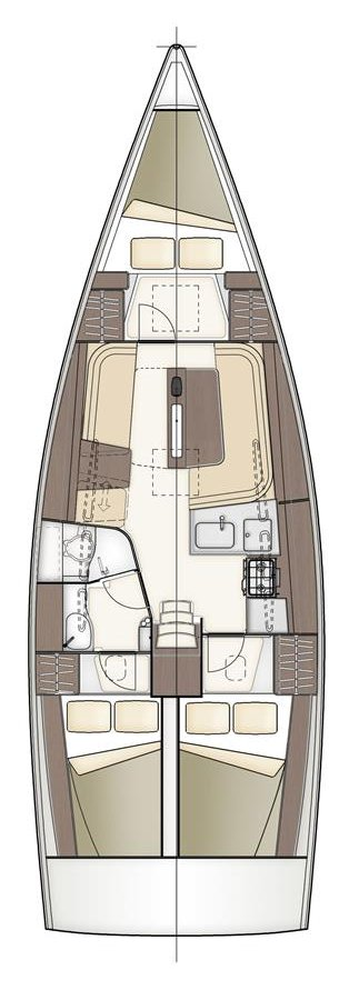 Sailboat hire in Biograd na Moru - Dehler Dehler 38