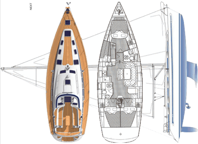 Sailboat hire in Lefkáda - Bavaria Cruiser 46
