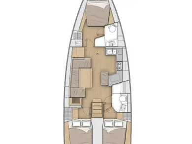 Yacht hire Lefkáda cheap Oceanis 40.1