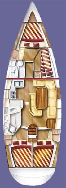 Yacht hire Split cheap Gib Sea 43