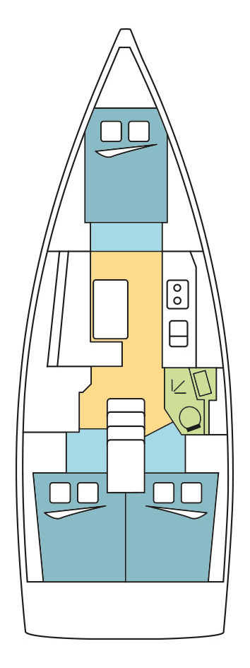 Sailboat hire in Kos - Bénéteau Oceanis 38.1
