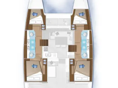 Yacht charter Lefkáda - Lagoon Lagoon 42 on SamBoat