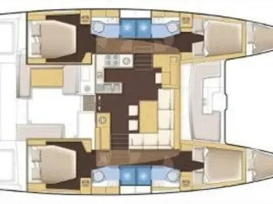 Yacht hire Alimos cheap Lagoon 450 F