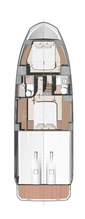 Hire a Jeanneau Prestige 420 Fly - 2 cab. Pula