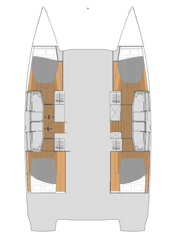 Hire Catamaran Fountaine Pajot with a boat licence
