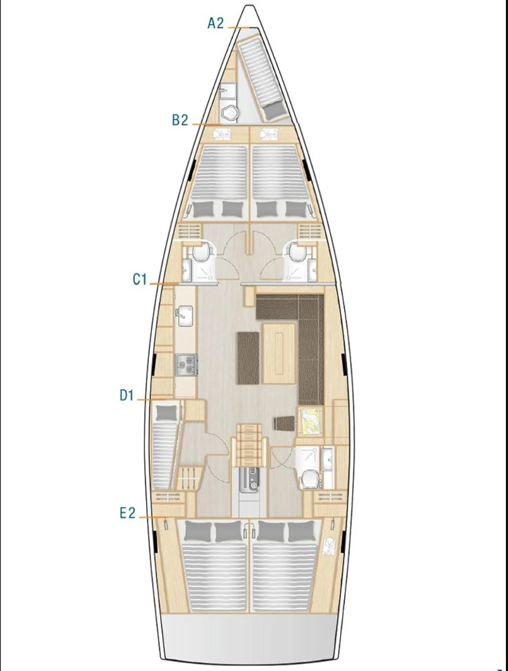Yacht charter Lefkáda - Hanse Hanse 508 on SamBoat