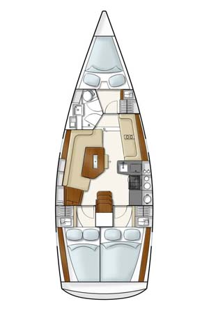 Sailboat hire in Lefkáda - Hanse Hanse 350