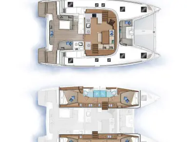 Yacht hire Alimos cheap Lagoon 46
