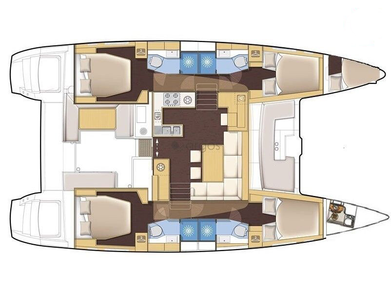 Hire a Lagoon Lagoon 450 F Lefkáda