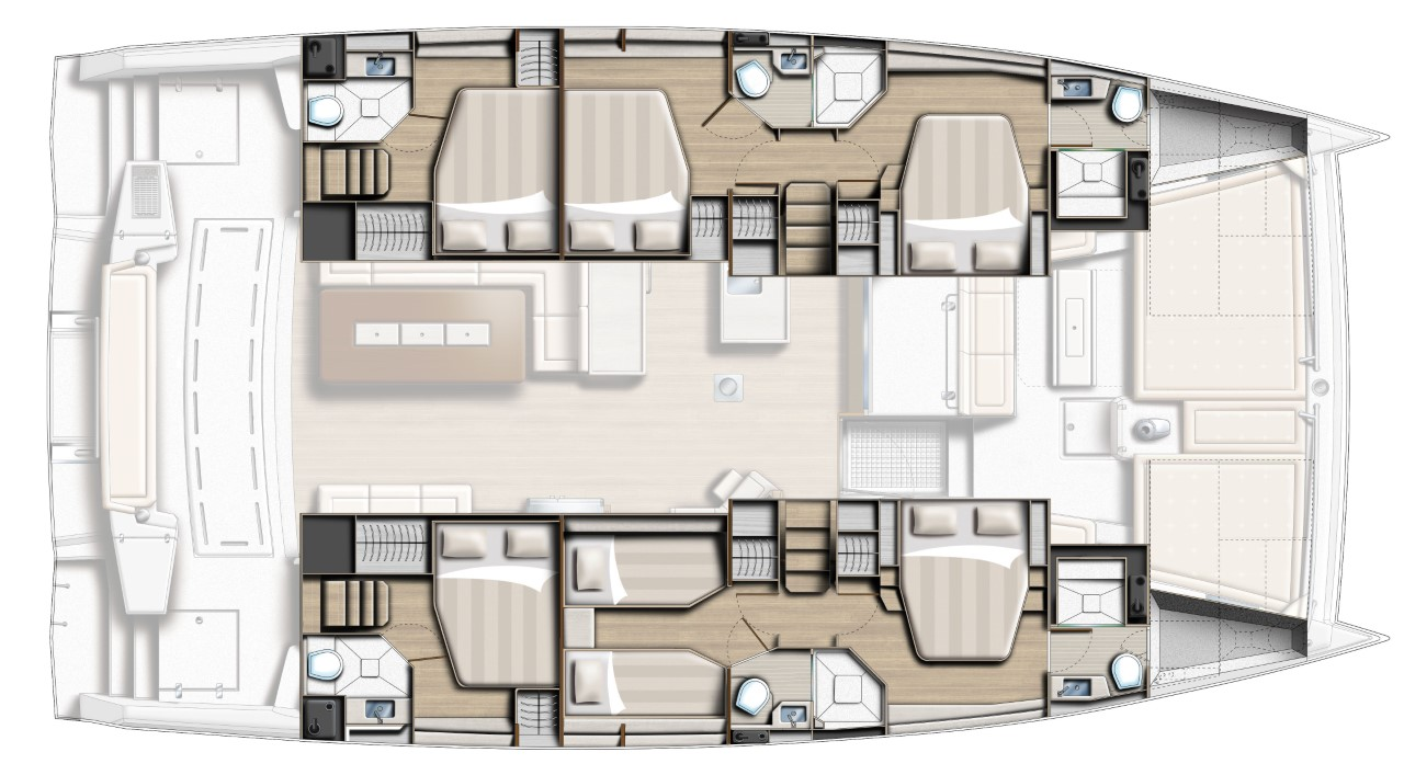 Hire Catamaran with or without skipper Bali Parham Town