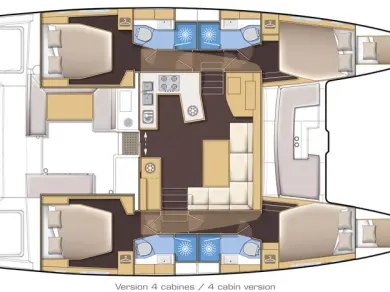 Catamaran hire in Parham Town - Lagoon Lagoon 450