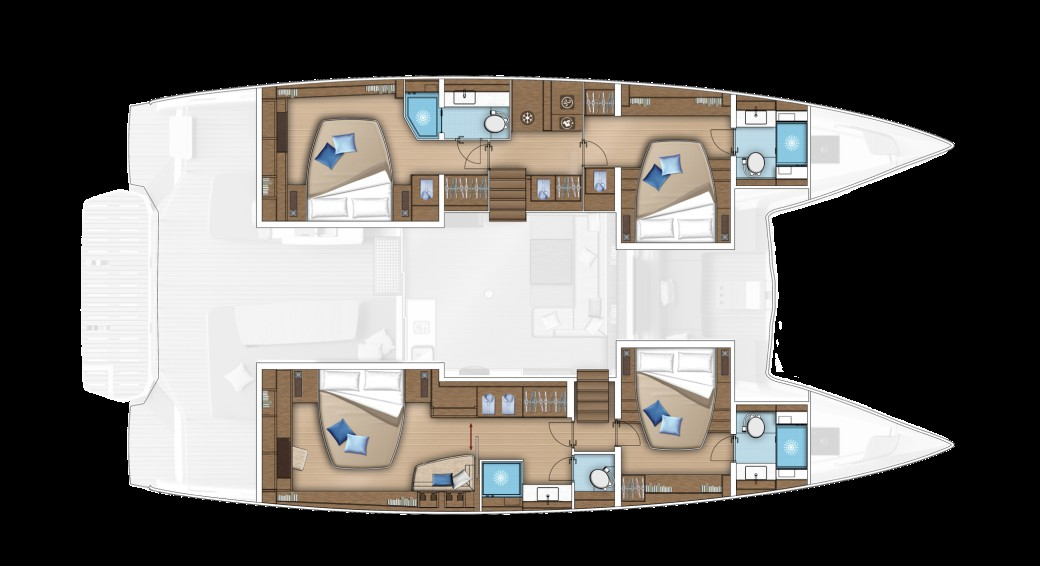 Yacht charter Parham Town - Lagoon Lagoon 55 on SamBoat
