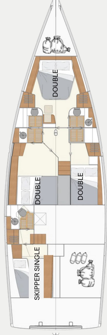 Charter a Hanse Moody 54 DS in Gouvia on Samboat