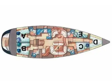 Jeanneau Sun Odyssey 54 DS charter bareboat or skippered in  Gouvia