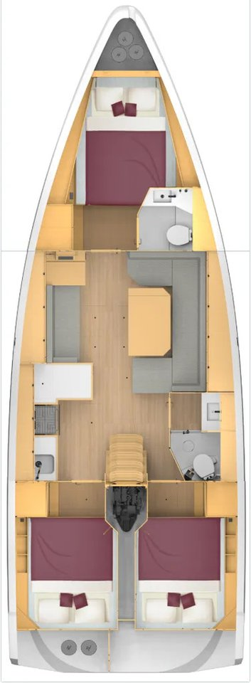 Hire Sailboat Bavaria with a boat licence