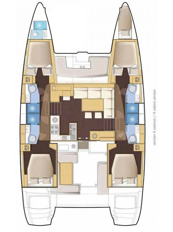 Yacht charter Alimos - Lagoon Lagoon 46 on SamBoat