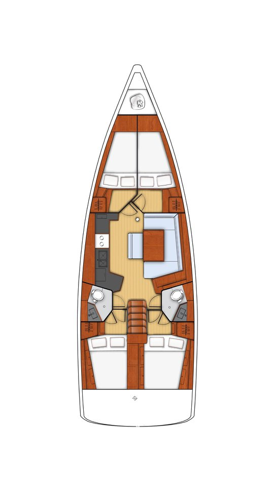 Yacht hire Lefkáda cheap Oceanis 45