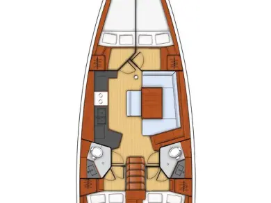 Yacht hire Lefkáda cheap Oceanis 45