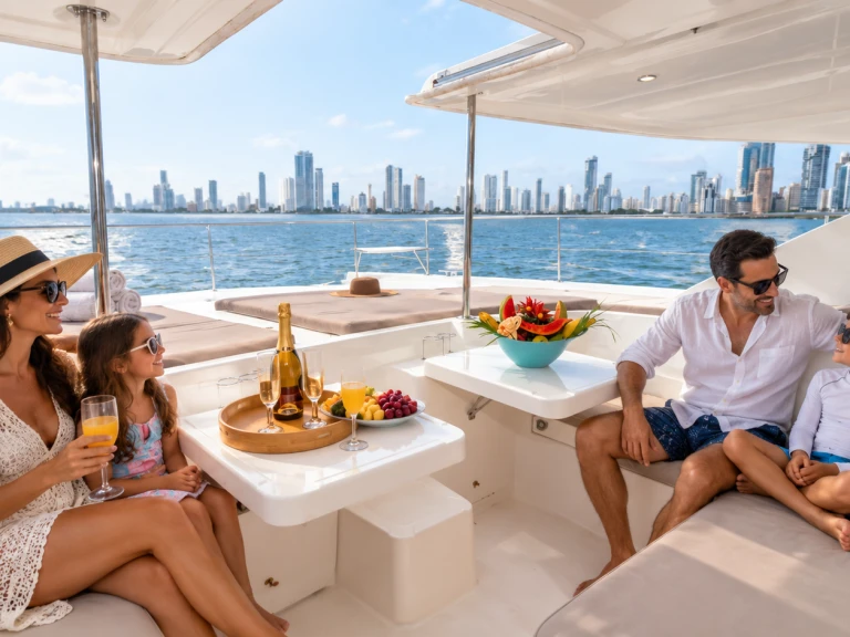 Hire Catamaran Custom Made with a boat licence
