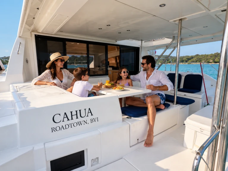Hire Catamaran Custom Made with a boat licence
