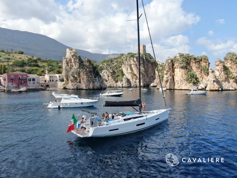 Yacht hire Castellammare del Golfo cheap Dufour 56 Exclusive (Ac in all cabins+Wm+Gen+Bbq)