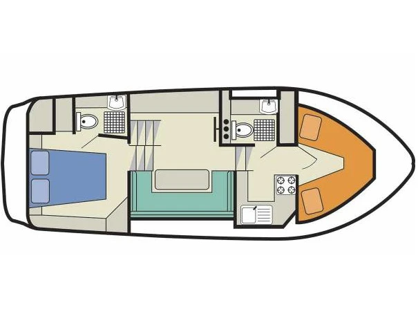 Le Boat Countess charter bareboat or skippered in  Saint-Gilles du Gard