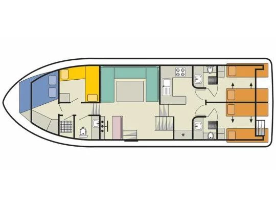 Le Boat Classique Star charter bareboat or skippered in  Homps