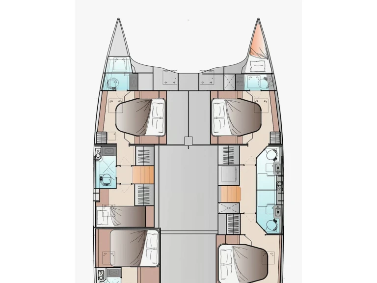 Fountaine Pajot FP 48 charter bareboat or skippered in  Castellammare di Stabia