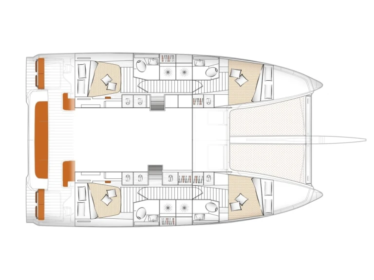 Yacht hire Le Marin cheap Excess 14