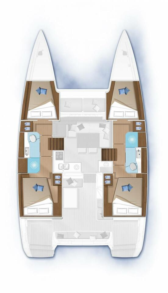 Yacht hire Bonifacio cheap Lagoon 40