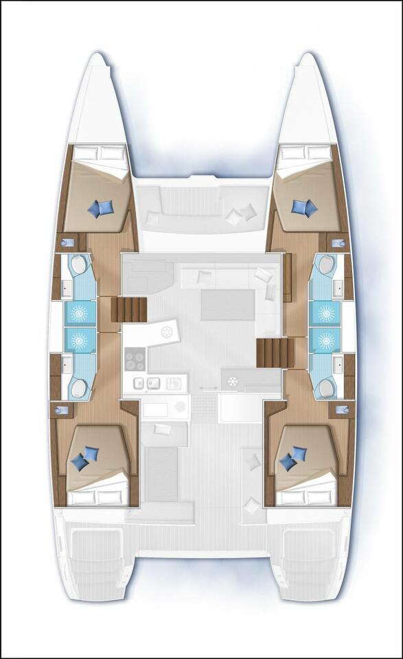 Charter a Lagoon Lagoon 450 Sport Top in Pianottoli-Caldarello on Samboat