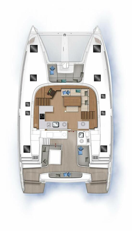 Yacht charter Pianottoli-Caldarello - Lagoon Lagoon 46 on SamBoat