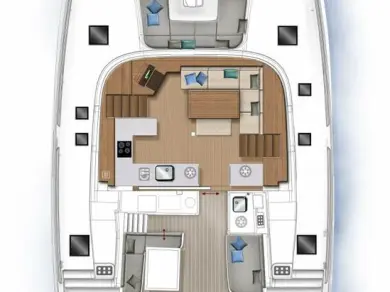 Yacht charter Pianottoli-Caldarello - Lagoon Lagoon 46 on SamBoat